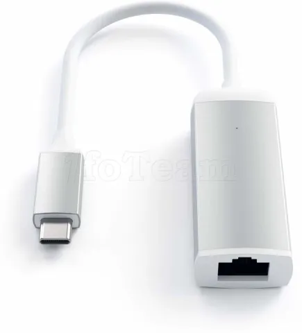 Photo de Carte Réseau USB 3.0 Type C Satechi vers RJ45 Gigabit (Argent)