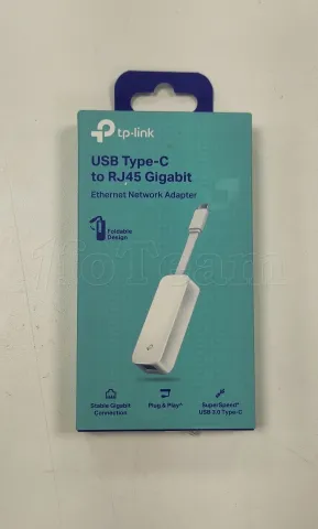Photo de Carte Réseau USB 3.0 Type C TP-Link UE300C vers RJ45 Gigabit (Blanc) - SN 223B392001775 - ID 208299