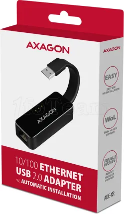 Photo de Carte réseau USB-A 2.0 Axagon ADE-XR