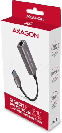 Photo de Carte réseau USB-A 3.0 Axagon ADE-TR Gigabit