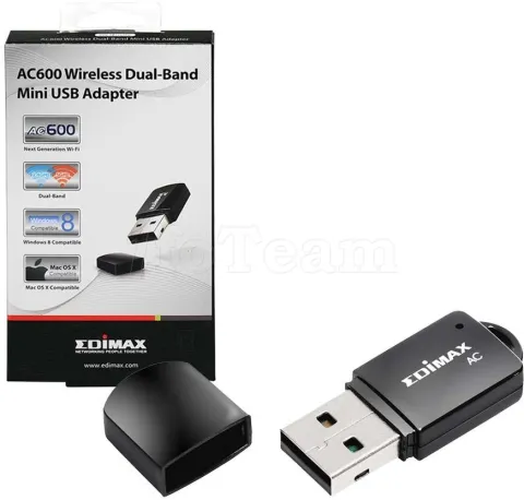 Photo de Carte Réseau USB WIFI Edimax EW-7811UTC (AC600)