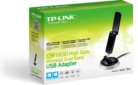 Photo de Carte Réseau USB WiFi TP-Link Archer T9UH (AC1900)