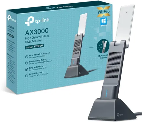 Photo de Carte Réseau USB WiFi TP-Link Archer TX50UH (AX3000)