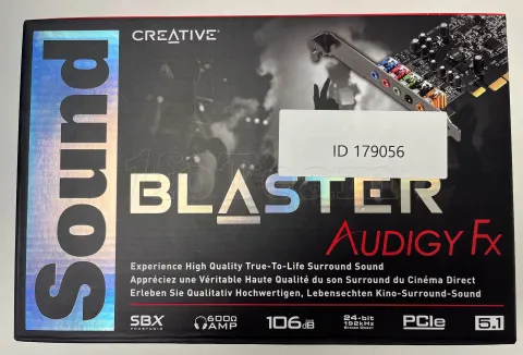 Photo de Carte son Creative Sound Blaster Audigy FX 5.1 PCI-E - ID 179056 - SN YDSB1570114000466D