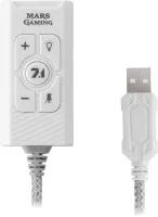 Photo de Carte Son externe 7.1 Mars Gaming MSC2 Premium USB (Blanc)