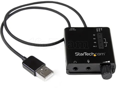 Photo de Carte son externe Startech USB Stereo + Réglage du volume