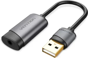 Photo de Carte son externe USB Vention 0.15m (Gris)
