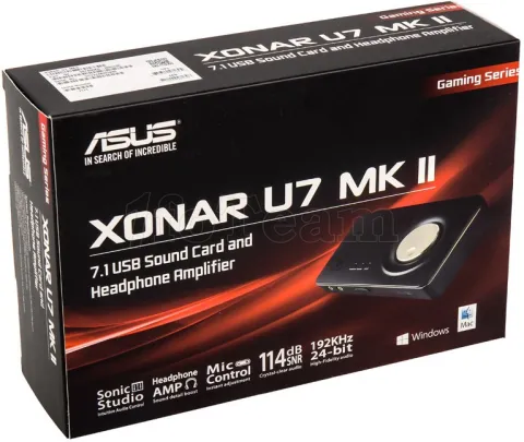 Photo de Carte Son USB ASUS Xonar U7 MKII avec amplificateur