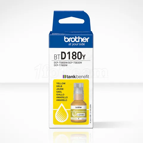 Photo de Cartouche d'encre Brother BTD180Y (Jaune)