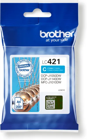 Photo de Cartouche d'encre Brother LC-421 (Cyan)