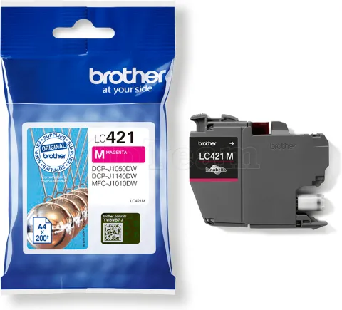 Photo de Cartouche d'encre Brother LC-421 (Magenta)