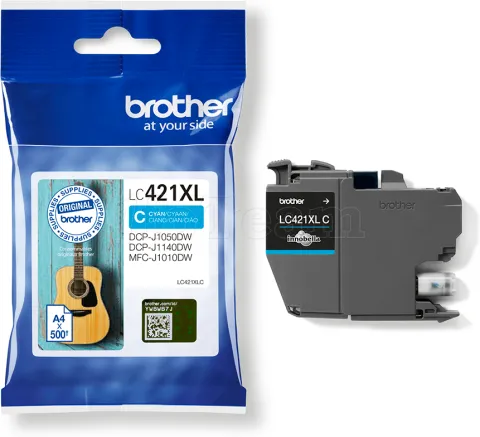 Photo de Cartouche d'encre Brother LC-421 XL (Cyan)