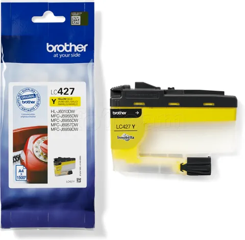 Photo de Cartouche d'encre Brother LC-427 XL (Jaune)