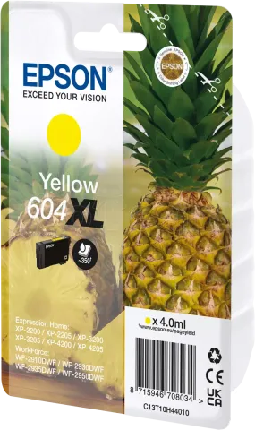 Photo de Cartouche d'encre Epson Ananas 604 XL (Jaune)