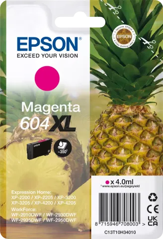 Photo de Cartouche d'encre Epson Ananas 604 XL (Magenta)