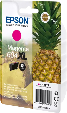 Photo de Cartouche d'encre Epson Ananas 604 XL (Magenta)