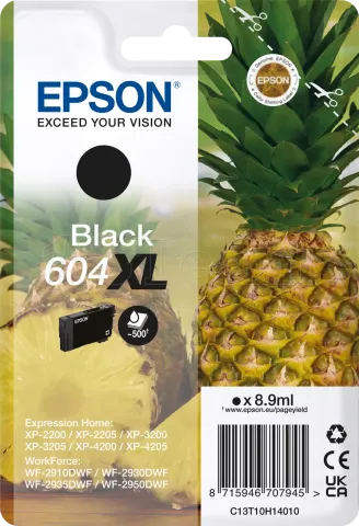 Photo de Cartouche d'encre Epson Ananas 604 XL (Noir)