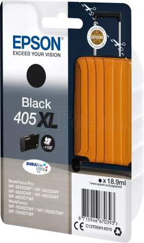 Photo de Cartouche d'encre Epson DuraBrite Ultra Valise 405 XL (Noir)