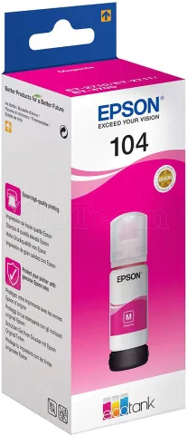 Photo de Cartouche d'encre Epson EcoTank 104 65ml (Magenta)