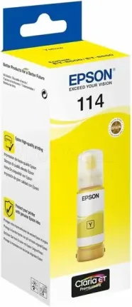 Photo de Cartouche d'encre Epson EcoTank 114 70ml (Jaune)