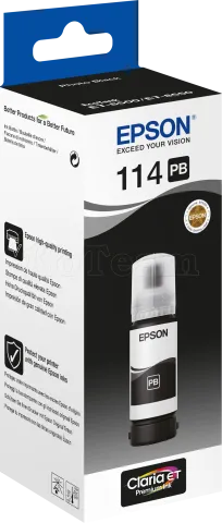 Photo de Cartouche d'encre Epson EcoTank 114 70ml (Noir Photo)