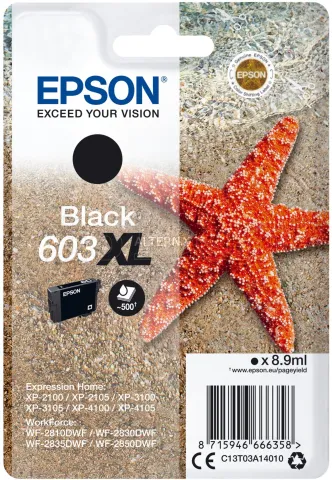 Photo de Cartouche d'encre Epson Etoile de mer 603XL (Noir)