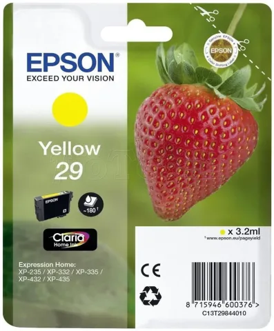 Photo de Cartouche d'encre Epson Fraise 29 (Jaune)