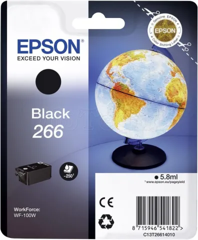Photo de Cartouche d'encre Epson Globe 266 (noir)