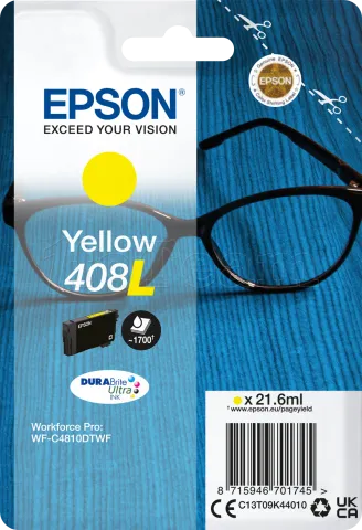 Photo de Cartouche d'encre Epson Lunettes 408 XL (Jaune)