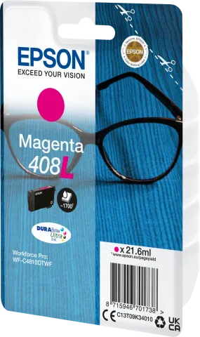 Photo de Cartouche d'encre Epson Lunettes 408 XL (Magenta)