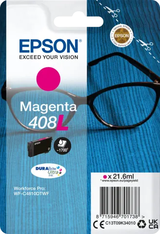 Photo de Cartouche d'encre Epson Lunettes 408 XL (Magenta)