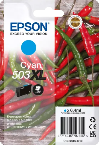 Photo de Cartouche d'encre Epson Piments 503 XL (Cyan)