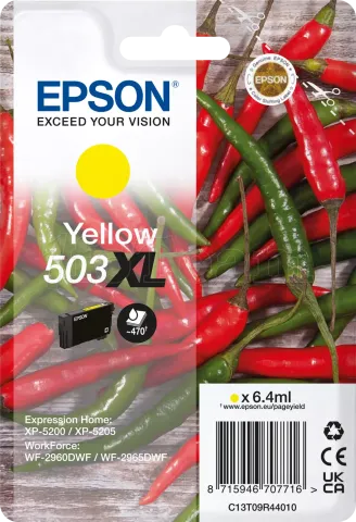 Photo de Cartouche d'encre Epson Piments 503 XL (Jaune)