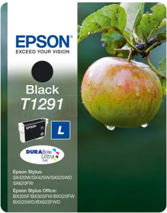 Photo de Cartouche d'encre Epson Pomme T1291 (Noir)
