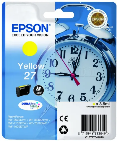 Photo de Cartouche d'encre Epson Reveil 27 (Jaune)