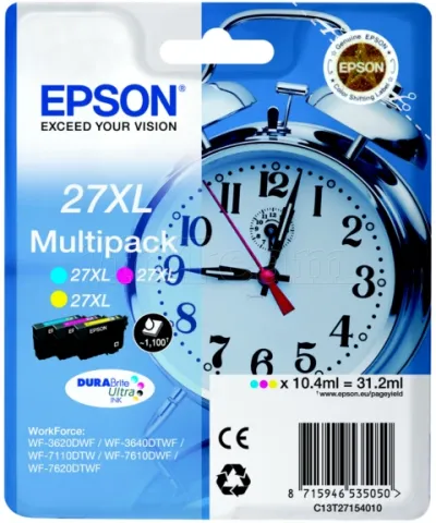Photo de Cartouche d'encre Epson Reveil 27 XL Pack (3 Couleurs)