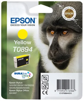Photo de Cartouche d'encre Epson Singe T0894 (Jaune)