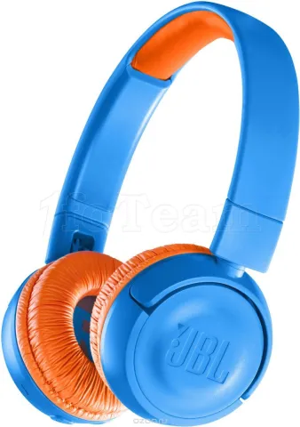Photo de Casque Bluetooth pour Enfants JBL JR300BT (Bleu/Orange)