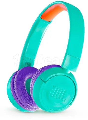Photo de Casque Bluetooth pour Enfants JBL JR300BT (Bleu/Violet)