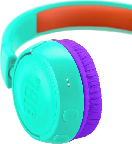 Photo de Casque Bluetooth pour Enfants JBL JR300BT (Bleu/Violet)