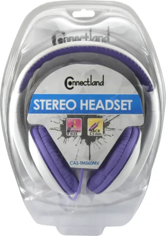 Photo de Casque Connectland TM560MV - Violet