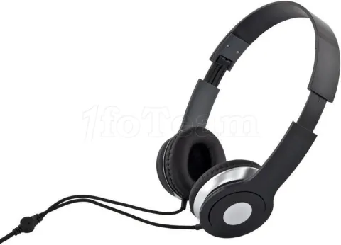 Photo de Casque Esperanza Techno EH145K avec Contrôle du Volume (Noir)