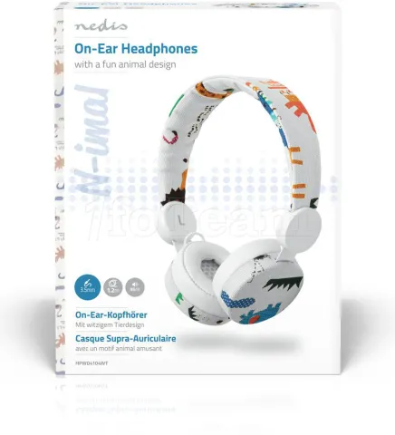 Photo de Casque filaire N-imal - Elephant (Blanc)