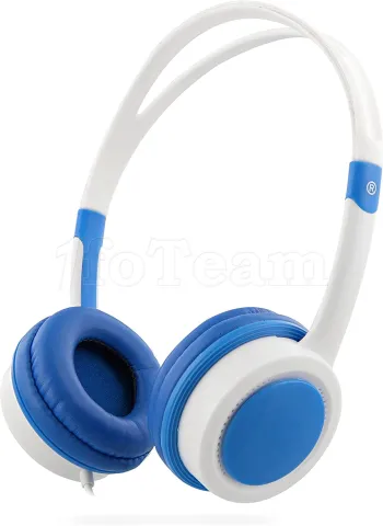 Photo de Casque filaire pour enfants T'nB Kids (Blanc/Bleu)