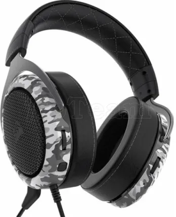 Photo de Casque Gamer filaire Corsair HS60 Haptic (Noir/Gris)