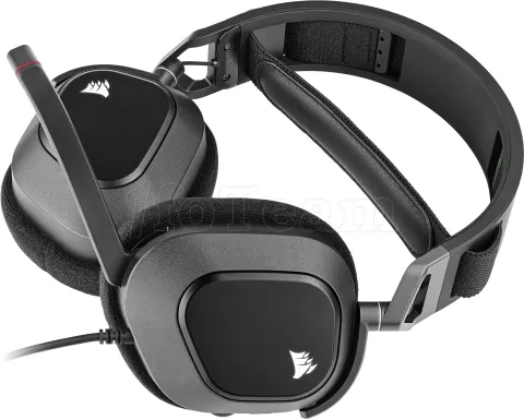 Photo de Casque Gamer filaire Corsair HS80 RGB (Noir)