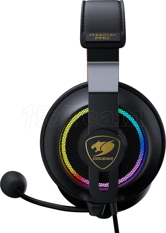 Photo de Casque Gamer filaire Cougar Phontum Pro Prix RGB (Noir)