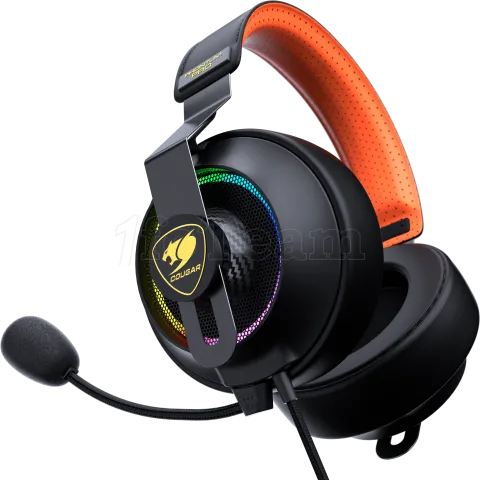 Photo de Casque Gamer filaire Cougar Phontum Pro Prix RGB (Noir)