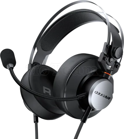 Photo de Casque Gamer filaire Cougar VM410 (Noir/Argent)