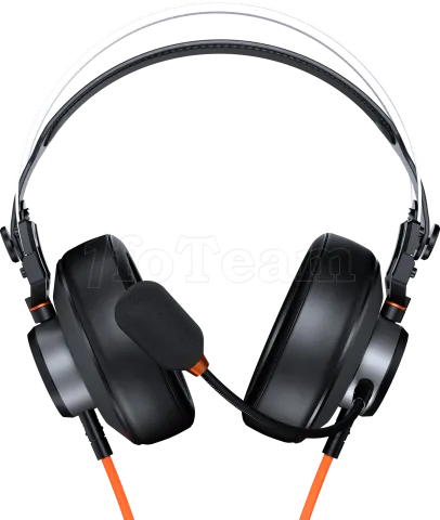 Photo de Casque Gamer filaire Cougar VM410 (Noir/Orange)